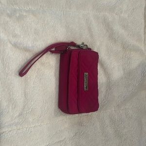 Vera Bradley wristlet very good condition gently used pink